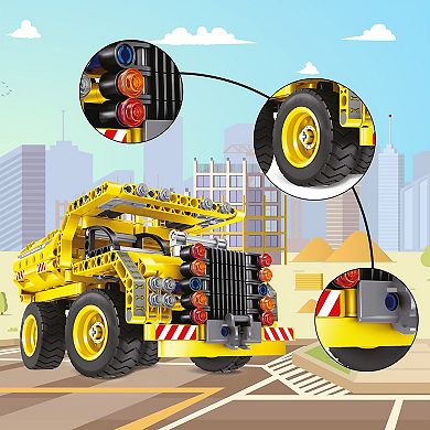 EverPlay 2-in-1 Flying Propeller Airplane & Dump Truck STEM Kids Science Kit Children Ages 8+