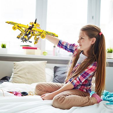 EverPlay 2-in-1 Flying Propeller Airplane & Dump Truck STEM Kids Science Kit Children Ages 8+