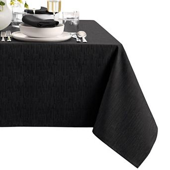 Elrene Home Fashions Continental Solid Texture Water and Stain Resistant Tablecloth