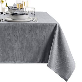 Elrene Home Fashions Continental Solid Texture Water and Stain Resistant Tablecloth