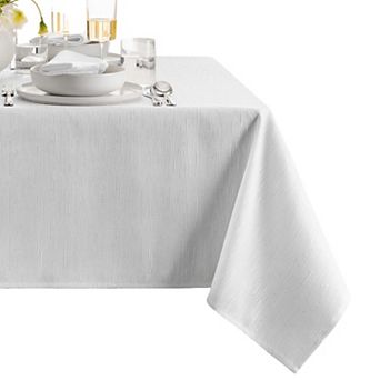Elrene Home Fashions Continental Solid Texture Water and Stain Resistant Tablecloth