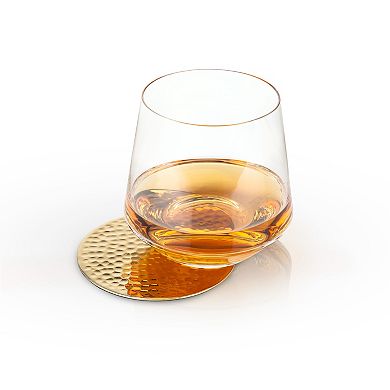 Hammered Brass Coasters by Viski®
