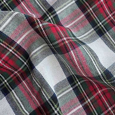 Elrene Home Fashions Christmas Classic Holiday Plaid Cotton Rectangle Tablecloth