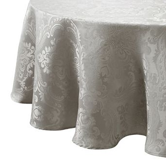 Elrene Home Fashions Caiden Elegance Damask 60"x84" Oval Tablecloth