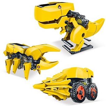 PicassoTiles 3-in-1 Solar Powered Dinosaur Robot Toy, STEM Science Kit Children Ages 8+