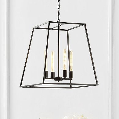 Hutson Iron Modern Angled Led Chandelier