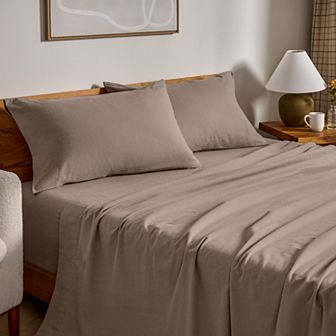 Bare Home 100% Cotton Flannel Sheet Set