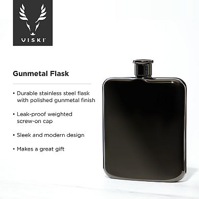 Gunmetal Flask By Viski
