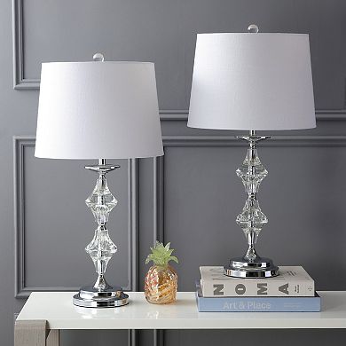 Madison Crystal Led Table Lamp (set Of 2)