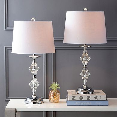 Madison Crystal Led Table Lamp (set Of 2)