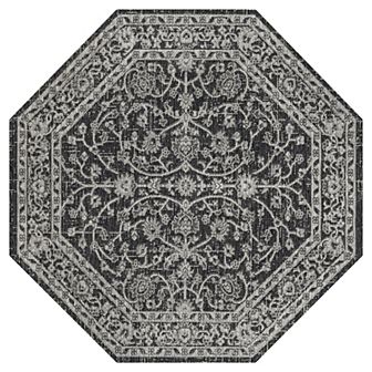 Palazzo Vine And Border Textured Weave Indoor/outdoor Area Rug