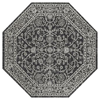 Palazzo Vine And Border Textured Weave Indoor/outdoor Area Rug