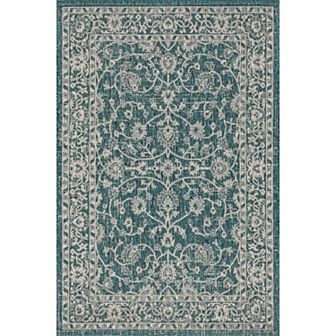 Palazzo Vine And Border Textured Weave Indoor/outdoor Area Rug