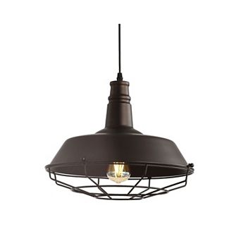Farmhouse Adjustable Industrial Metal Led Pendant