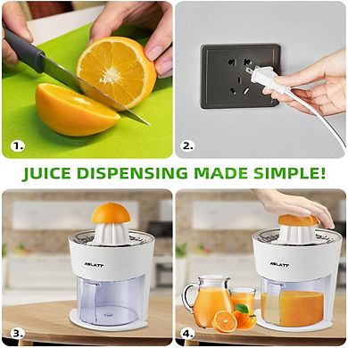 Electric Orange Juicer Citrus Squeezer for Lime Grapefruit, Orange Crush Machine, 28Oz