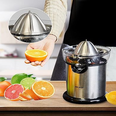 Electric Orange Juicer, Electric for Lime Grapefruit Orange Squeezer Electric, Stainless Steel