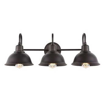 Frisco Farmhouse Industrial Iron Led Vanity