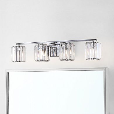 Coco Prism Vintage Metal/glass Classic Glam Led Vanity Light