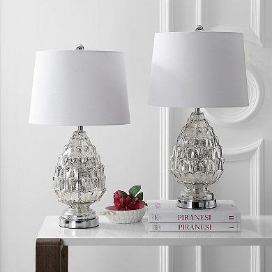 Artichoke Glass Led Table Lamp (set Of 2)
