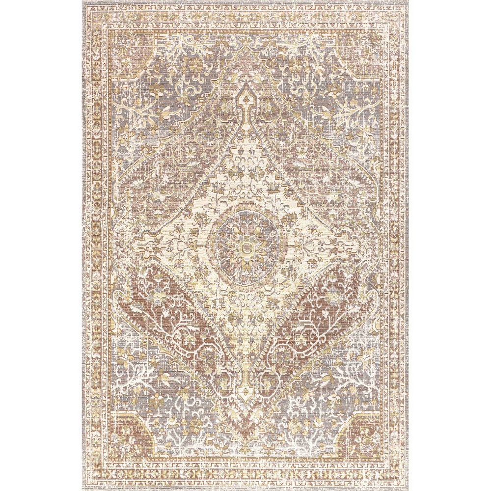 Petras Modern Ornate Medallion Area Rug