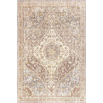 Petras Modern Ornate Medallion Area Rug