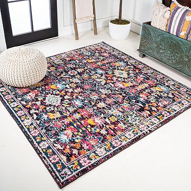 Alfombra Modern Boho Floral Area Rug