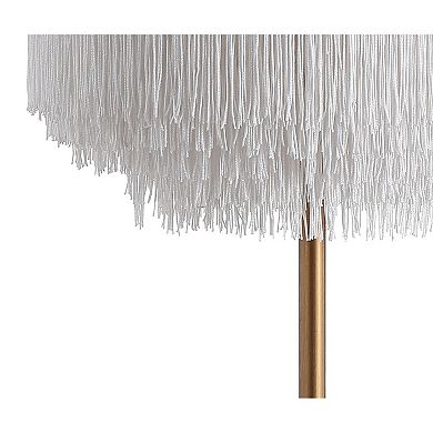 Coco Fringedmetal Led Table Lamp