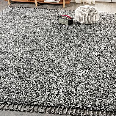 Mercer Shag Plush Tassel Area Rug