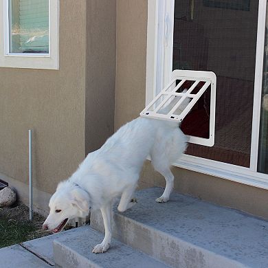Lockable Pet Screen Door Magnetic Self-Closing Screen Door with Locking Function