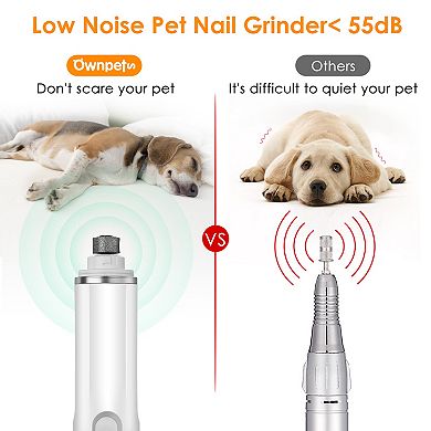 Rechargeable Pet Nail Grinder Trimmer