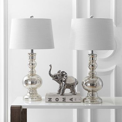 Genie Glass Led Table Lamp (set Of 2)