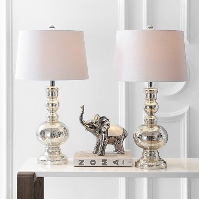 Genie Glass Led Table Lamp (set Of 2)