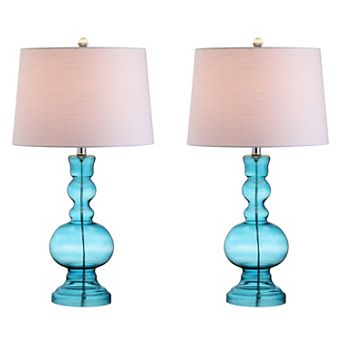 Genie Glass Led Table Lamp (set Of 2)