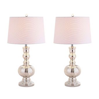 Genie Glass Led Table Lamp (set Of 2)