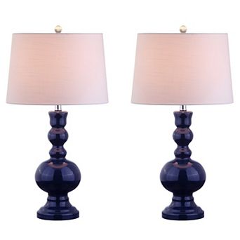 Genie Glass Led Table Lamp (set Of 2)