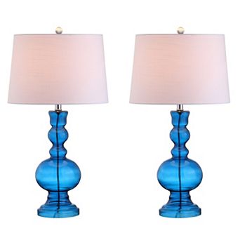 Genie Glass Led Table Lamp (set Of 2)
