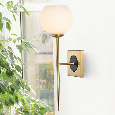 Sylvie Coastal French Country Iron Led Sconce