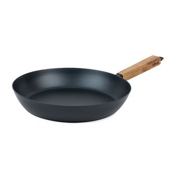 Alva Forest 11" Pre-Seasoned Carbon Steel Pan w/ Natural Mineral Oil, Blue Carbon Steel Frying Pan