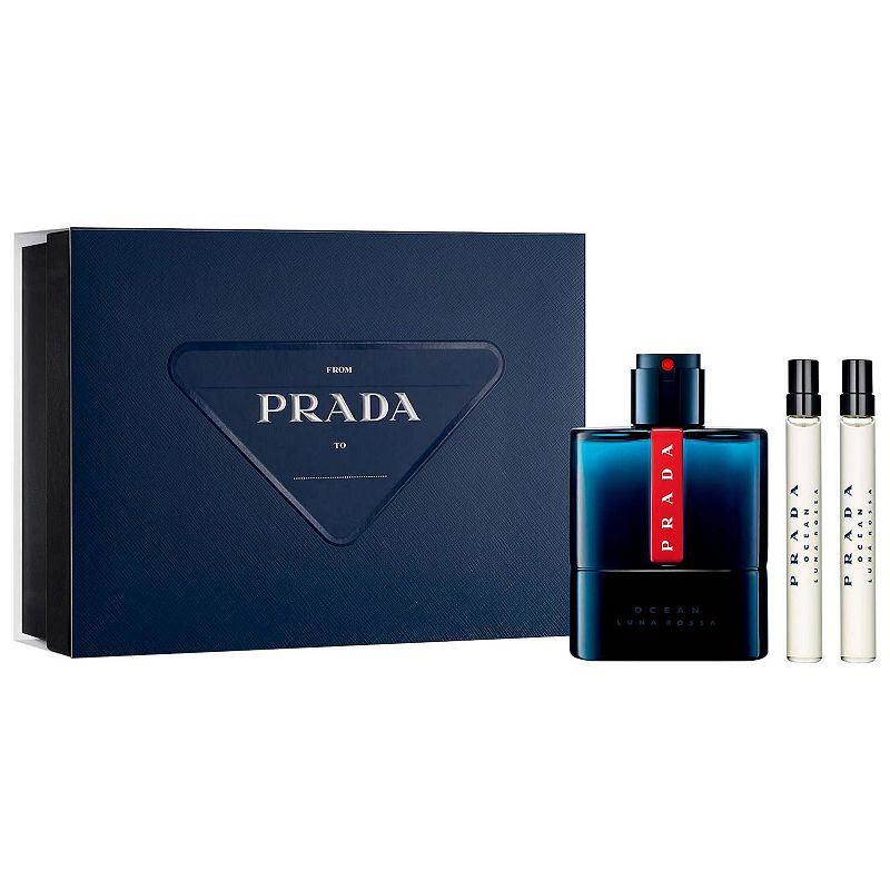 EAN 3614274193718 product image for Prada Luna Rossa Ocean Eau de Toilette Cologne Set, Blue | upcitemdb.com