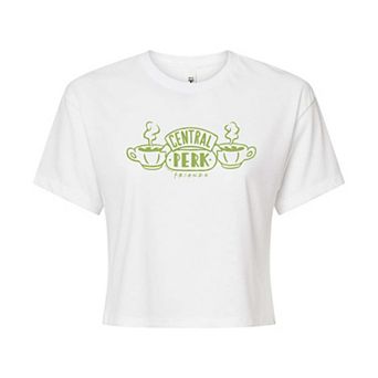 Juniors' Friends Central Perk Cropped Tee