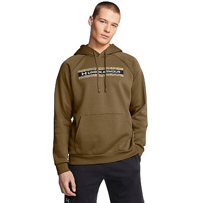 Men's Under Armour Rival Fleece Camo Chest Stripe Hoodie