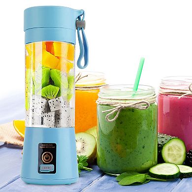 Portable Juicer Blender Usb Rechargeable Juicer Cup With 6 Blades