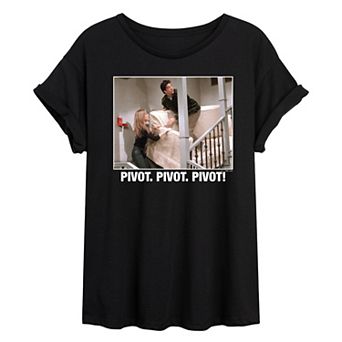 Juniors' Friends Pivot Oversized Tee