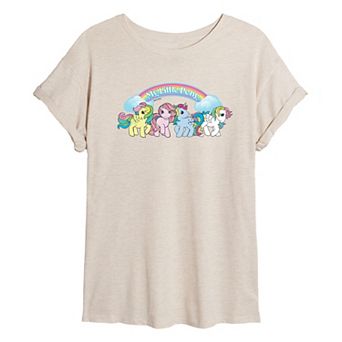 Juniors' My Little Pony Retro Oversized Tee