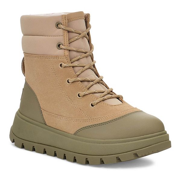 Koolaburra by UGG Women's Deza Lace-Up Utility Boots - Taupe (5)