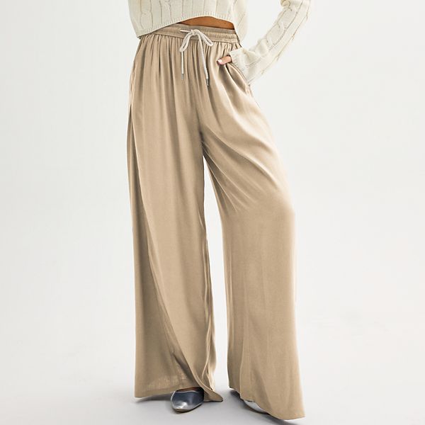HBEAUTY&YOUTH WORSTED 2PLEATS WIDE PANTS HBEAUTY&YOUTH WORSTED