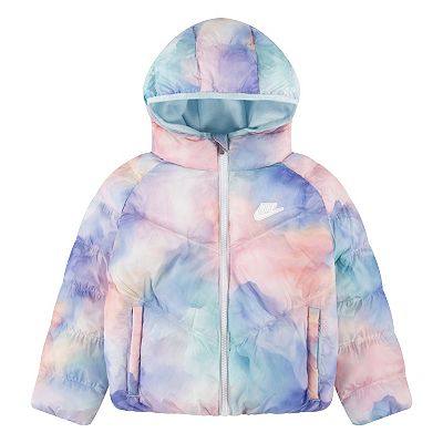 Toddler Girls Nike Water Resistant Cinched Puffer Jacket