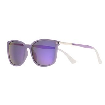 Women's Tek Gear® 57mm Thin Combo Modern Square Polarized Sunglasses