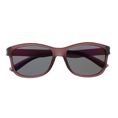 Women's Tek Gear® 55mm Slim Modern Wayfarer Polarized Sunglasses
