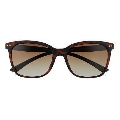 Women's Tek Gear® Thin Plastic Modern Square Sunglasses